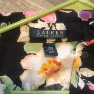 Ralph Lauren floral button down shirt